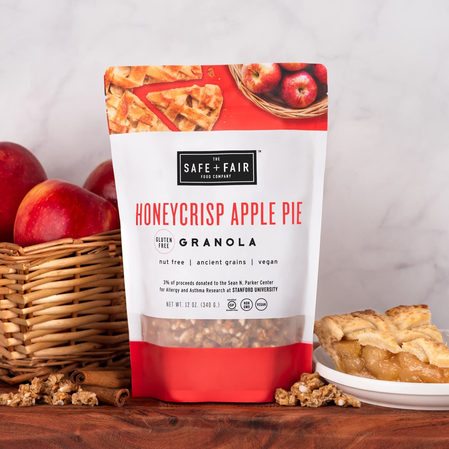 Safe + Fair Apple Pie Granola